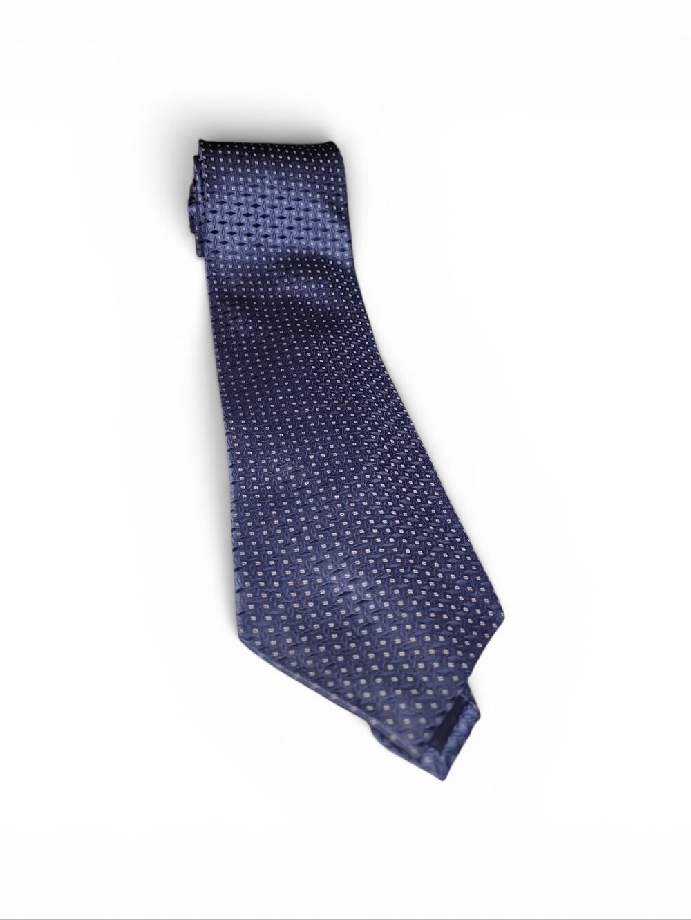 Jos A Bank Classic Navy Microdot Silk Tie - Men Accessories - Picture 3 of 8
